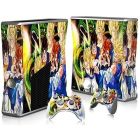 Resim Aircraft Jzcat Xbox360 Slim Konsol Tam Gövde Çıkartması Ve Joystick Çıkartması-4 