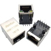 Resim Trafolu RJ45 HR911105A Ethernet Bağlantı Soketi 