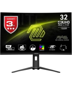 Resim MSI Msı Mag 321CUP 31.5" 1 Ms 4K Curved 160 Hz Oyuncu Monitörü Teşhir 