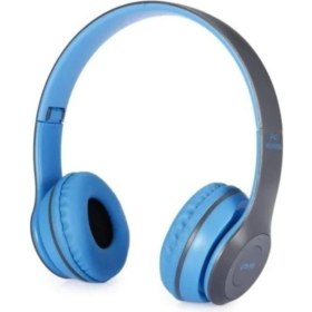 Resim Polygold Katlanabilir Bluetooth Kablosuz Oyuncu Kulaklığı P47 Mavi AA76 