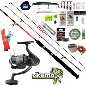 Resim Oslo Okuma Revenger Rv-55 165cm 100-250gr Kendo Holiday Boat Profesyonel Tekne ve Bot Olta Takımı Seti 