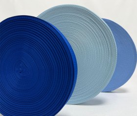Resim Dayanıklı Polyester Dokuma Kayış - Rulo - Gök mavisi 