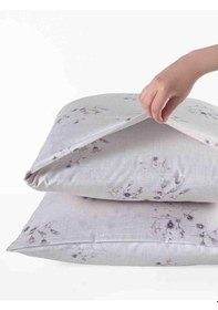 Resim Yastık Kılıfı 2 Li Saten Zarif Dokunuş Baskılı V11 