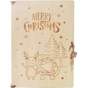 Resim Çocuklar İçin Ahşap Advent Takvimi Hediyesi Noel Tatili Noel Baba İçin Saklama 