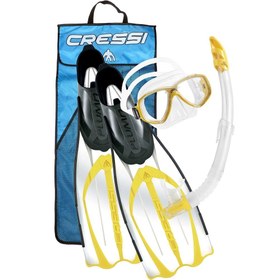 Resim Cressi Pluma Palet Maske Şnorkel Seti 
