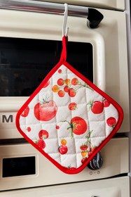 Resim Pomodoro Fırın Eldiveni ve Tutacak Seti - Renkli 