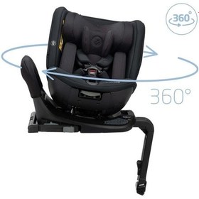 Resim Maxi-cosi Maxi-cosi Spinel 360 S I-size Dönebilen Yatabilen Isofix'li 0-36 Kg Oto Koltuğu Authentic Black 