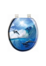 Resim Softy Jumbo Desenli Yumuşak Klozet Kapağı Beyaz 8691580114816 