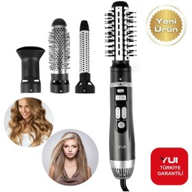 Resim Yui Kb2001 4'ü 1 Arada Hava Üflemeli Saç Şekillendirici Set (YUI TÜRKİYE GARANTİLİ) 