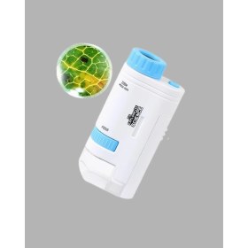 Resim Taşınabilir Mini Mikroskop LED Işıklı 80X-200X Büyütmeli ve Odak Ayarlı - Lisinya 