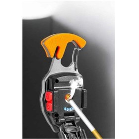 Resim Yeni Nesil Kamp Feneri Çok Fonksiyonlu Fener Anahtarlık Usb Çakmaklı Cam Kırıcı Kemer Kesici Açacak Çoklu Renk 