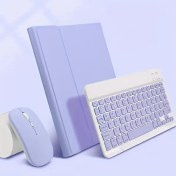 Resim 10.2" Tablet Klavye Kılıfı Kalem Tutucu ile - Kablosuz, Katlanabilir Suni Deri Kılıf for ipad Air 3, for iPad Pro 9.7/10.5, for iPad Mini 4/5, for iPad 9.7 için - USB Şarj Kablosu Dahil, Katlanabilir Klavye Kılıfı | Modern Tablet Kılıfı | Dayanıklı Suni Deri 