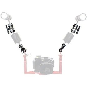 Resim Pazly 1 İnç Alüminyum Alaşım Bilyalı Kelepçe - Dalış Fotoğrafçılığı İçin 