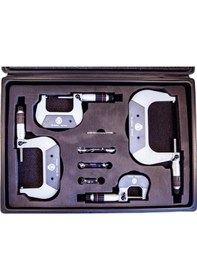 Resim Werka 3100-t3 0-75mm Dış Çap Mikrometre Seti 