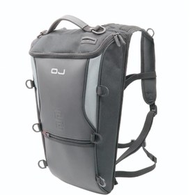 Resim OJ Kyte Motosiklet Sırt Çantası 25l Genişleyebilir Su Geçirmez Reflektörlü Siyah 