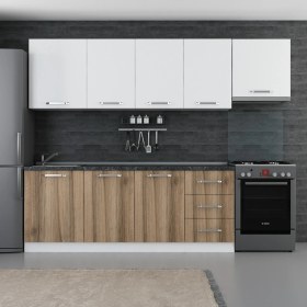 Resim Minar 270 cm Mutfak Dolabı Beyaz Dore 270-D4 