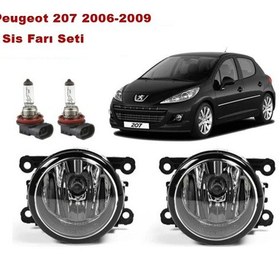 Resim Peugeot 207 2006-2009 Sis Farı Seti 8200074008 