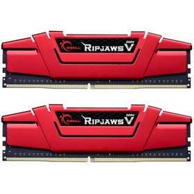 Resim GSKILL 16GB (2X 8GB) DDR4 3000MHZ CL16 DUAL KIT PC RAM RIPJAWS V F4-3000C16D-16GVRB GSKILL 16GB (2X 8GB) DDR4 3000MHZ CL16 DUAL KIT PC RAM RIPJAWS V F4-3000C16D-16GVRB