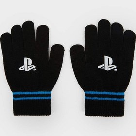 Resim Defacto Erkek Çocuk Playstation Baskılı Eldiven F5551a825wnbk27 Siyah 