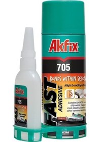 Resim Akfix Mdf Kit 705 Universal Hızlı Yapıştırıcı 400 ML + 100 GR - GA065 