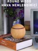 Resim iHome Round Wood Hava Nemlendirici Humidifier 