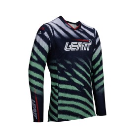 Resim Leatt Moto 5.5 UltraWeld Matcha Enduro Motosiklet Forması Yeşil Lacivert XL 