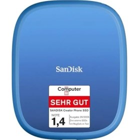 Resim Sandisk Creator Phone 2TB 1000MB/SN Magsafe Uyumlu Taşınabilir Telefon SSD SDSSDE62C-2T00-G25 