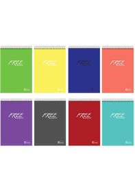 Resim Keskin Color Bloknot A4 Spiralli Pp Kapak 100 Yaprak Free Çizgili 