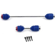 Resim Konesam Traxxas Summit 1/10 Rc Araç İçin Metal Çelik Merkez Şaft Takımı - Mavi 