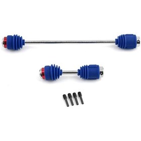 Resim Konesam Traxxas Summit 1/10 Rc Araç İçin Metal Çelik Merkez Şaft Takımı - Mavi 