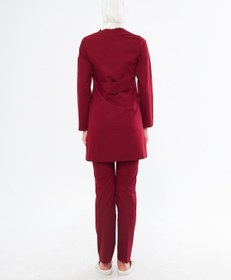 Resim Genel Markalar Elegance Kadın Tesettür Takım - Bordo 