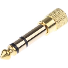 Resim Nanlly 6.35MM (1/4 Inç) Erkek Ila 3,5 mm (1/8 Inç) Kadın Stereo Ses Adaptörü (Yurt Dışından) 