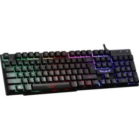 Resim Rush RK112 Işıklı Oyuncu Mekanik Hisli Klavye 
