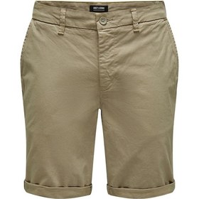 Resim Only & Sons Onspeter Reg Twill 4481 Shorts Noos Erkek Şort-26440 - XS Açık Kahverengi 
