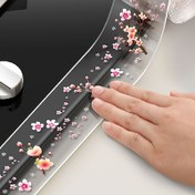 Resim 1 Rulo Pembe Kiraz Çiçeği Tasarımı ile Su Geçirmez, Şeffaf Yapışkan Bant - Mutfak Tezgahları, Banyo Şillleri ve Daha Fazlası için İdeal - Otel, Restoran, Ofis ve Ticari Kullanım için Mükemmel, Ticari Kullanım Bantı | Dekoratif Yapıştırıcı | Su Geçirmez Mühürleyici 