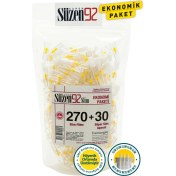 Resim Süzen 92 270 Slim Sigara Filtresi Ağızlık + 30 Ultra Slim Adaptör Ekonomik Paket 