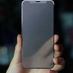 Resim Galaxy A33 5G Hayalet Ekran Koruyucu Davin Privacy Mat Seramik Ekran Filmi - Siyah 