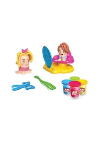 Resim Oyuncak Dino Dişçi Oyun Hamuru Set Kuaför Hamur Set 2in1 