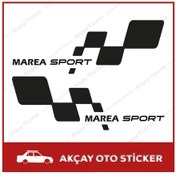 Resim Fiat Marea Sticker (Takım Set) Sport Sticker Marea Oto Sticker 
