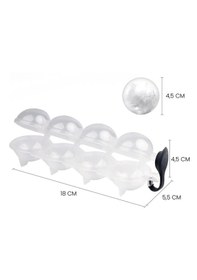 Resim Valletta Viviana 4'lü Küre Buz Topu Kalıbı - Buz Topu Dondurucu Beyaz 