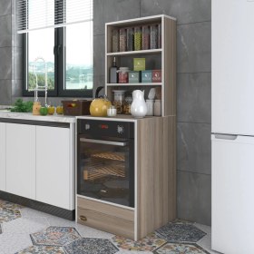 Resim Kenzlife ankastre fırın dolabı esmacan crd 165*60*56 mutfak eko düz 