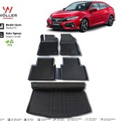 Resim Honda Civic Fc5 Hb Paspas Bagaj Havuzu 2016 2021 Arası 3D Wöller 