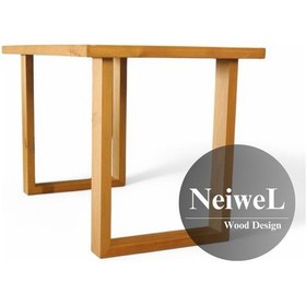 Resim Neiwel Diar Doğal Ahşap Toplantı Masası x 100 x 240 Açık Ceviz 