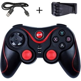 Resim Mg09 Siyah-kablosuz Bluetooth Oyun Denetleyicisi Pc Cep Telefonu Tv Kutusu Bilgisayar Joystick Tablet Pc, Tv Gamepad Joypad Denetleyicisi 