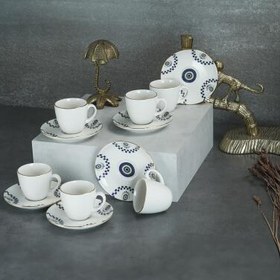Resim Aryıldız Chance 12 Parça 6 Kişilik Kahve Fincan Takımı 90 ml 
