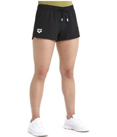 Resim Arena Team Solid Kadın Siyah Günlük Stil Şort 004896500 001 