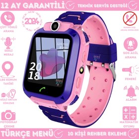Resim BabySmart Q12 LBS Konumlu Akıllı Çocuk Takip Saati Sim Kartlı Arama, Kameralı, Gizli Dinleme Özellikli 