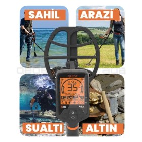 Resim Dedektör Burada Quest Q35 Dedektör + x Poınter PRO Avantajlı Paket 