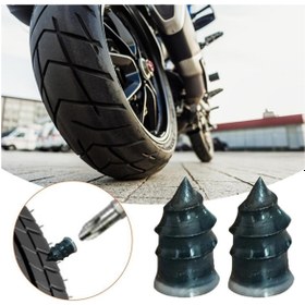 Resim MeyZone Motosiklet Araba Oto Lastik Tamir Kiti Kauçuk Vida Seti Lastik Yama Kolay Vida Lastik Yaması 