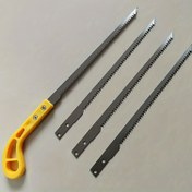 Resim Keskin Bıçaklı Manuel Bahçe Testeresi - Sağlam Metal Yapı, Ağaç Kesme, Marangozluk ve Bahçe İşleri İçin - Taşınabilir Zincirli Testere Alternatifi, DIY Projeler, Peyzaj ve Ev Kullanımı İçin İdeal - Profesyoneller ve Ev Kullanıcıları için El Testeresi 
